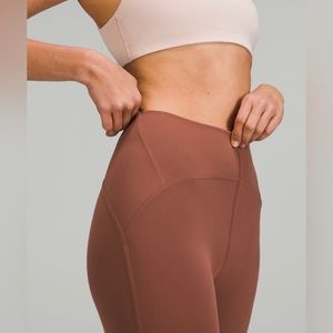 Lululemon womens ancient copper Instill 25’ leggings